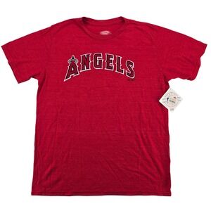 Los Angeles Angels Triblend Crew Tee XL Majestic Athletic Albert Pujols‎ 5 Red
